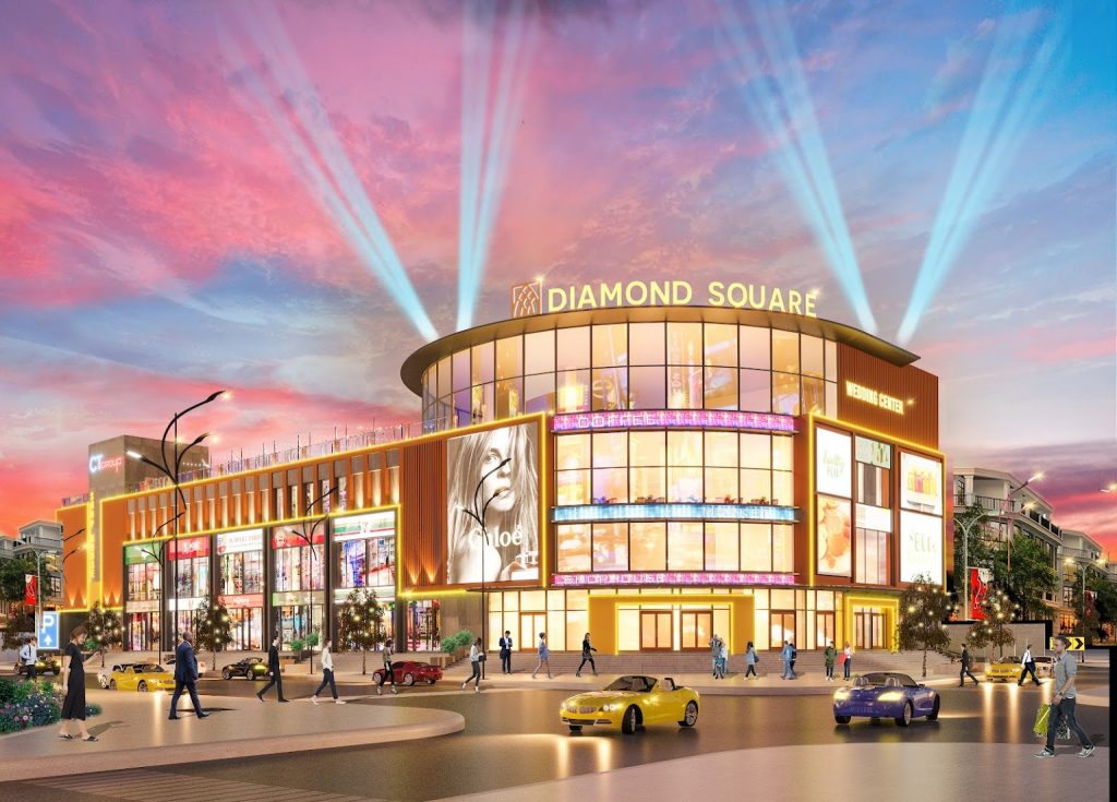 Diamond Square Shopping Center Lighting Design Projec